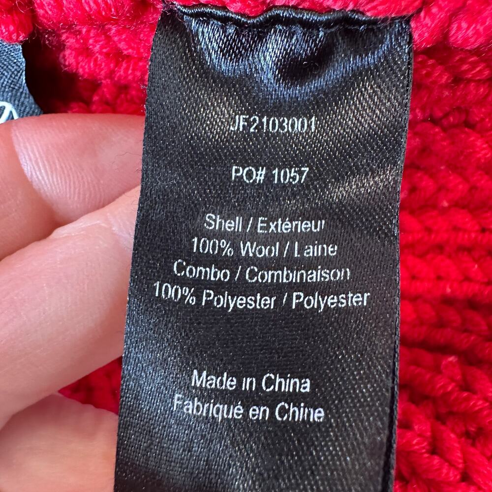 Jason Wu Red Turtleneck Sweater MEDIUM Slouchy So… - image 9